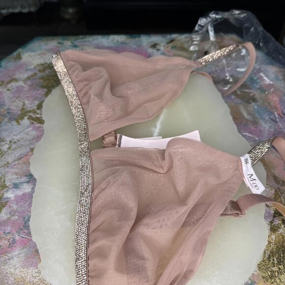 Victoria's Secret Very Sexy Pink Sheer Mesh Bralette - Picture 2 of 8